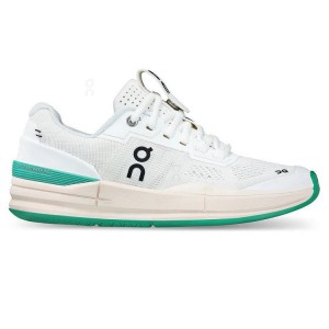 White / Turquoise On Cloud THE ROGER Pro Women's Tennis Shoes | On_IN8738