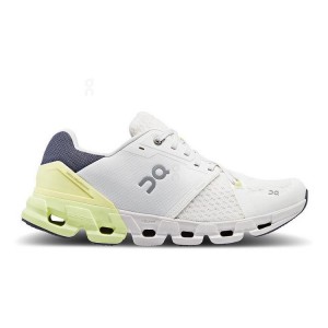 White / Yellow On Cloud Cloudflyer 4 Men's Running Shoes | On_IN8839