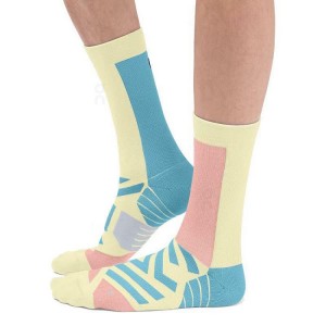 Yellow On Cloud Performance High Men's Socks | On_IN8222