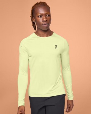 Yellow On Cloud Performance Long-T Men's T Shirts | On_IN8696