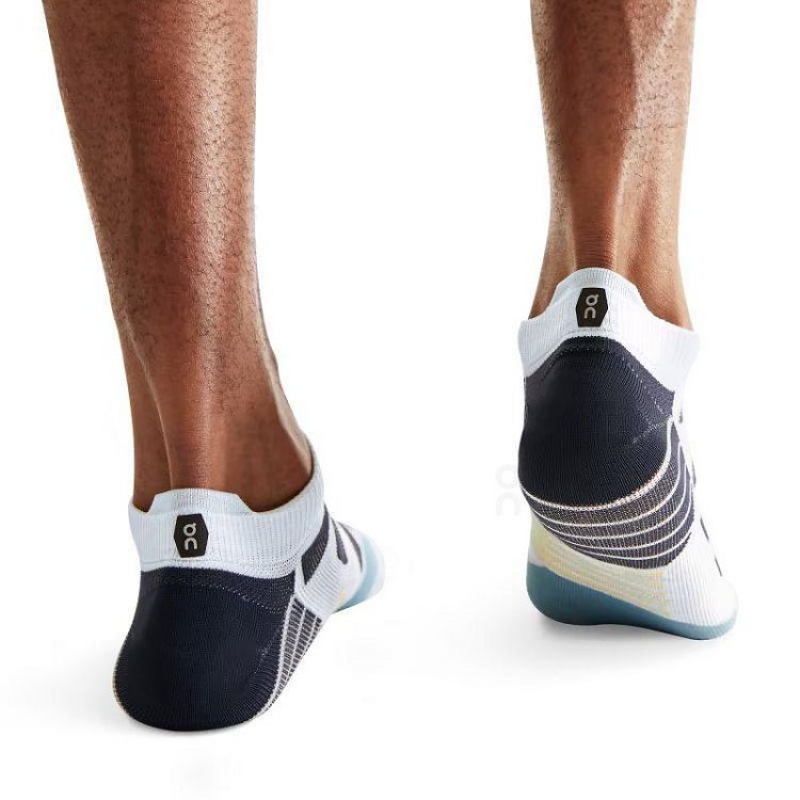 Azure On Cloud Performance Low Men's Socks | On_IN8054