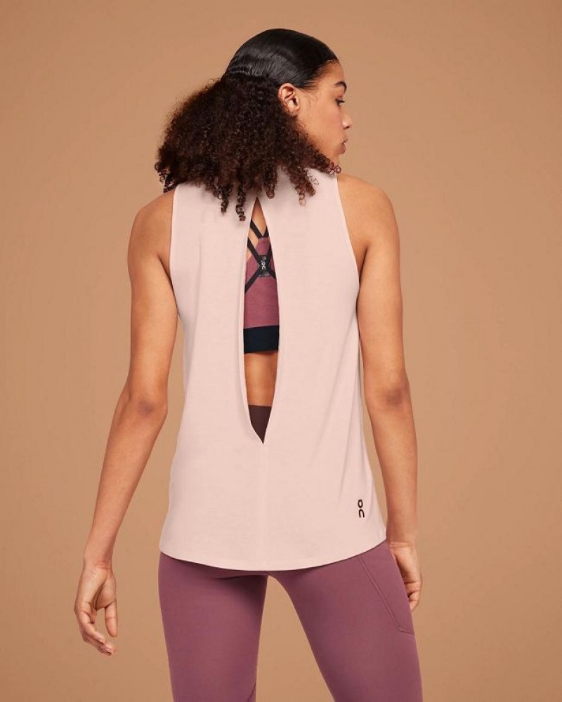 Beige On Cloud Active Women's Tank Tops | On_IN9119