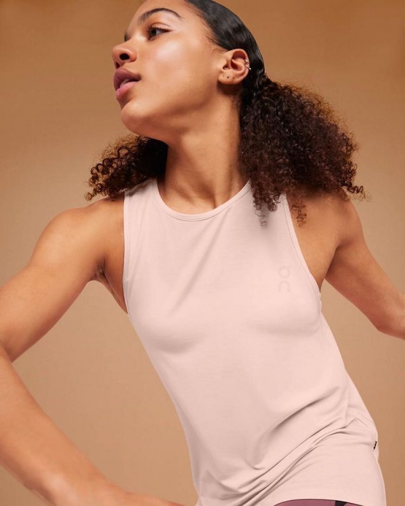 Beige On Cloud Active Women's Tank Tops | On_IN9119