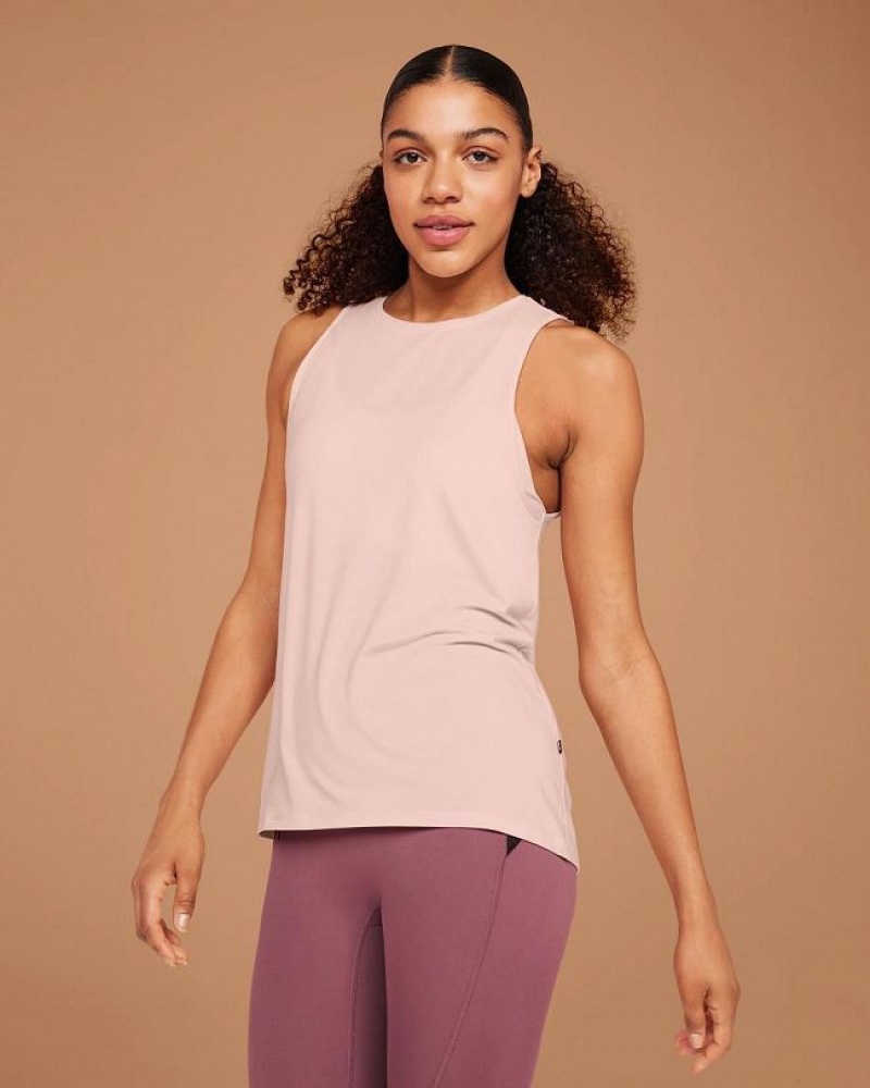 Beige On Cloud Active Women's Tank Tops | On_IN9119