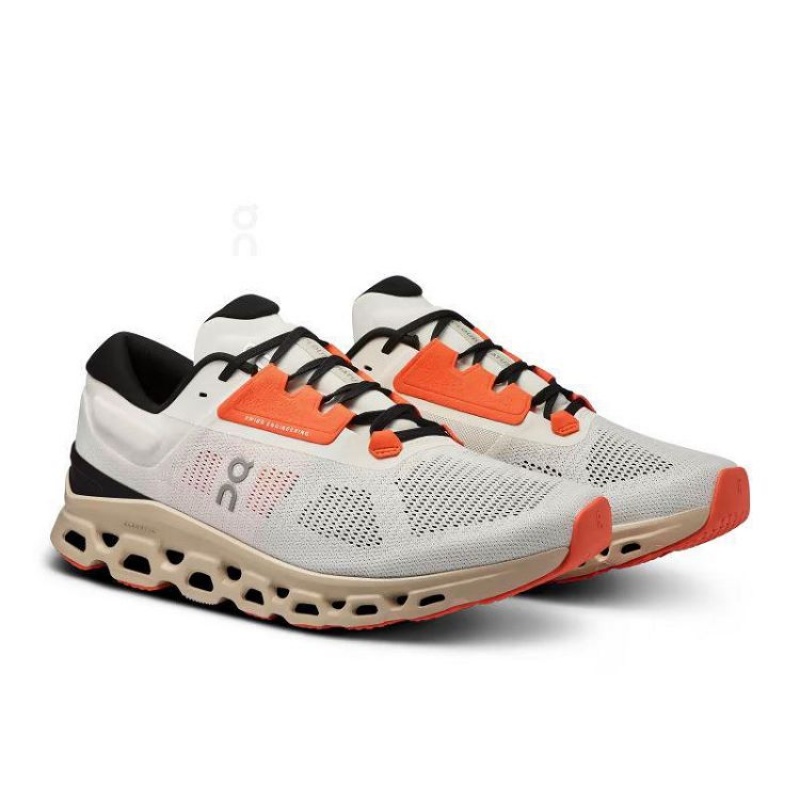 Beige On Cloud Cloudstratus 3 Men's Running Shoes | On_IN8938