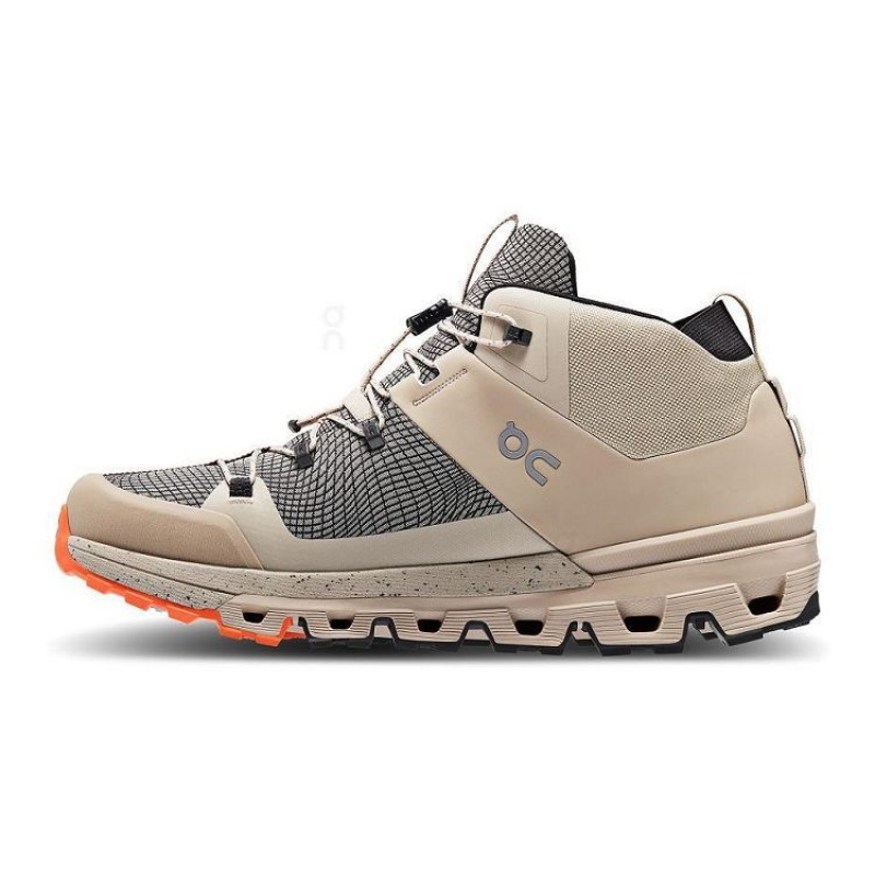 Beige On Cloud Cloudtrax Sensa Men's Hiking Boots | On_IN8487