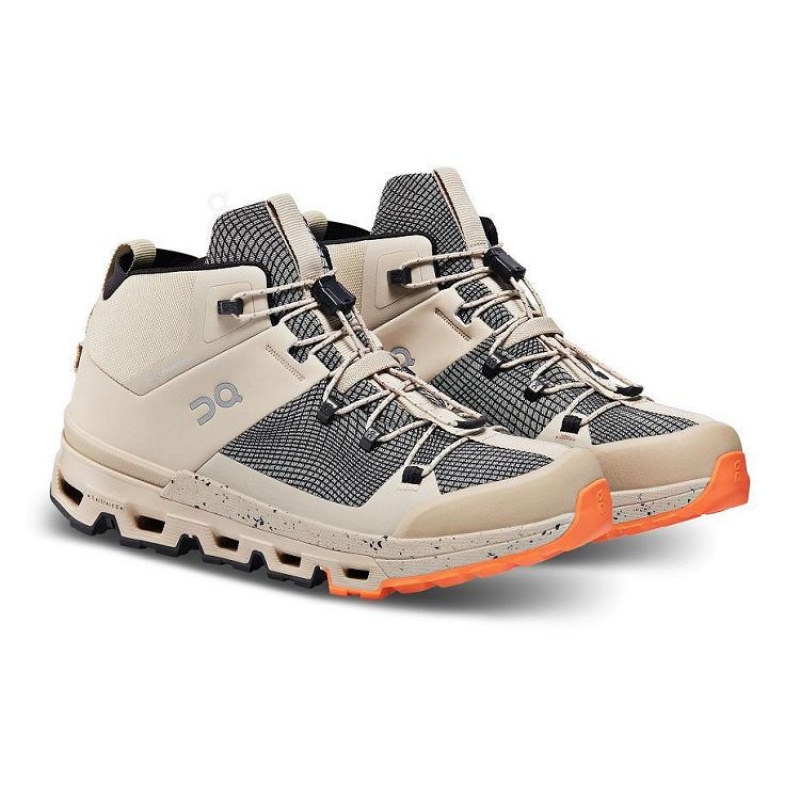 Beige On Cloud Cloudtrax Sensa Women's Hiking Boots | On_IN8272