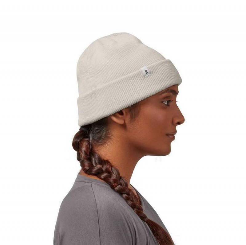 Beige On Cloud Merino Men's Beanie | On_IN8443