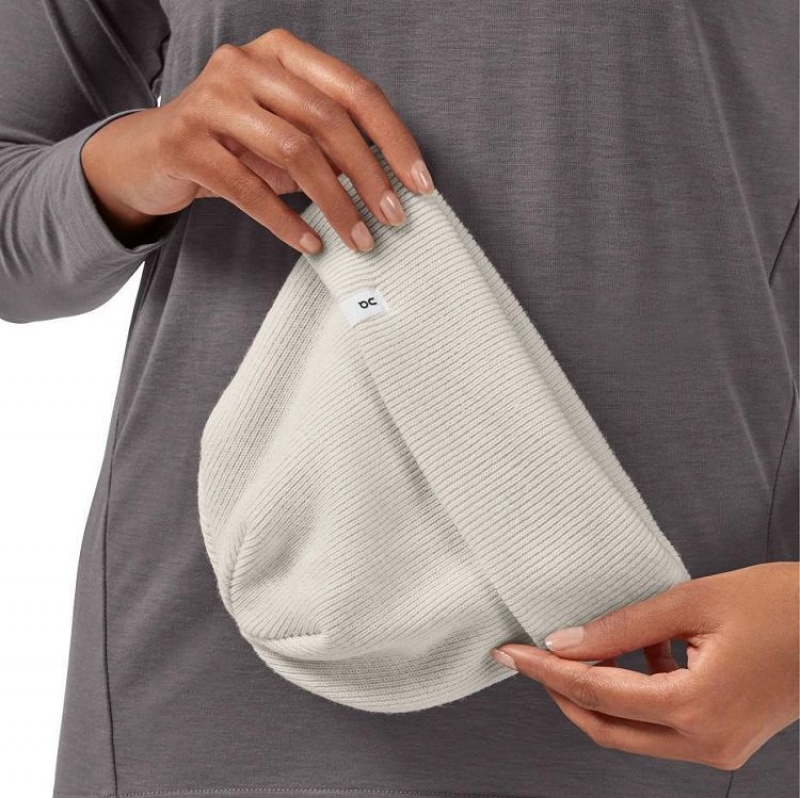 Beige On Cloud Merino Men's Beanie | On_IN8443