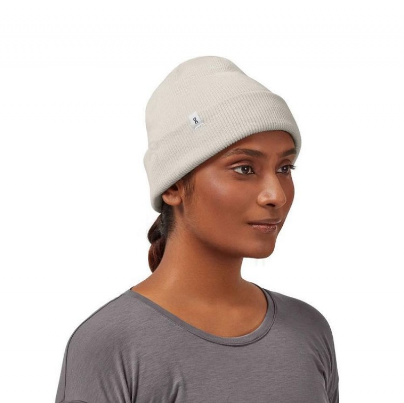 Beige On Cloud Merino Men's Beanie | On_IN8443