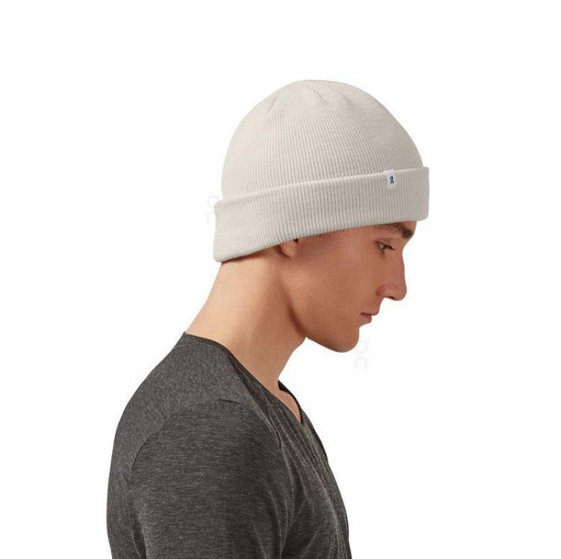 Beige On Cloud Merino Men's Beanie | On_IN8443