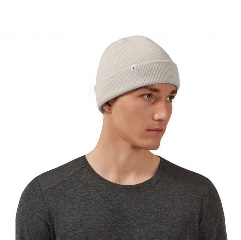 Beige On Cloud Merino Men\'s Beanie | On_IN8443