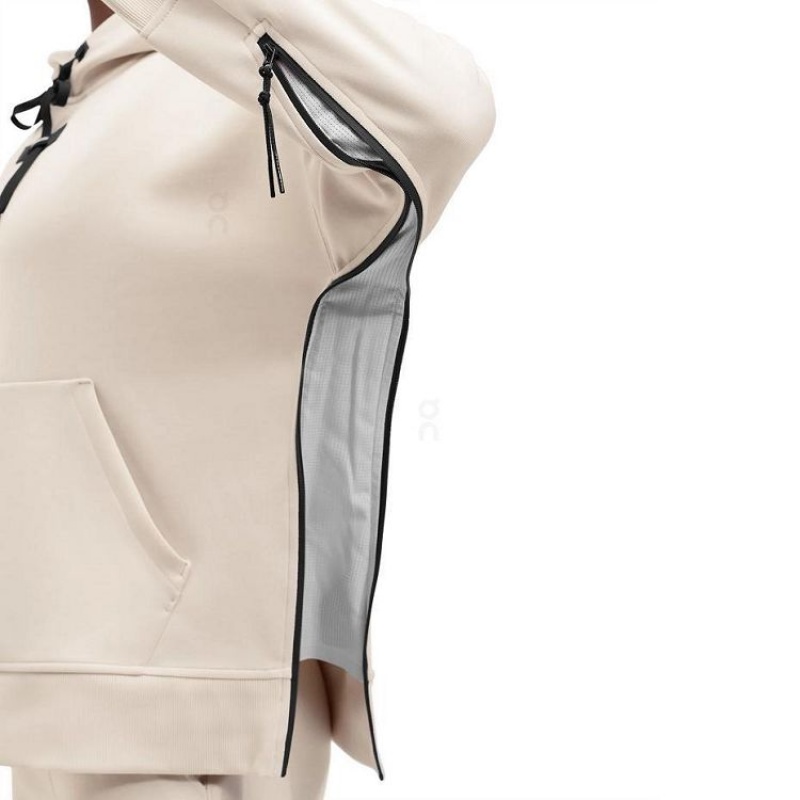 Beige On Cloud Women's Hoodie | On_IN8863