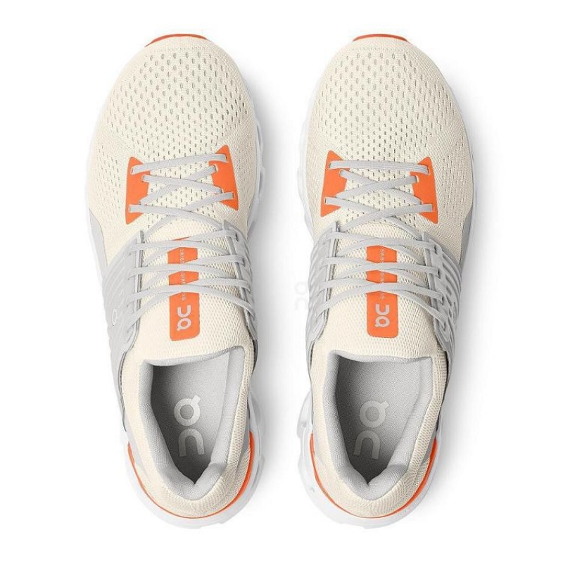 Beige / Orange On Cloud Cloudswift Men's Running Shoes | On_IN8719