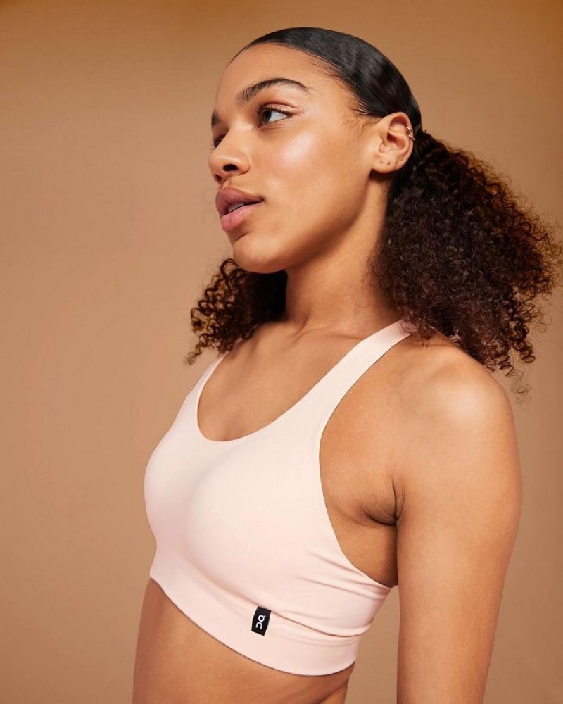 Beige / Purple On Cloud Active Women's Sports Bras | On_IN8252