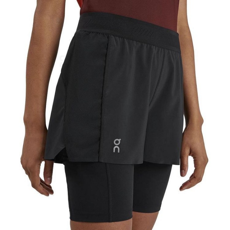 Black On Cloud Active Women's Shorts | On_IN8013