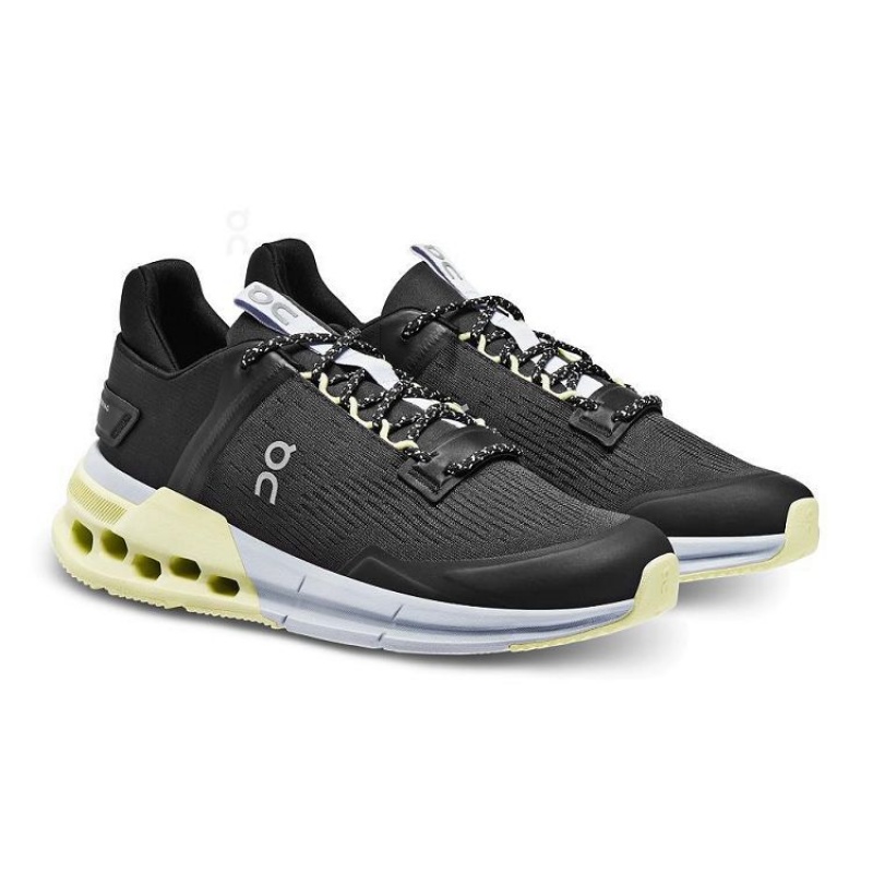 Black On Cloud Cloudnova Flux Women's Sneakers | On_IN8503