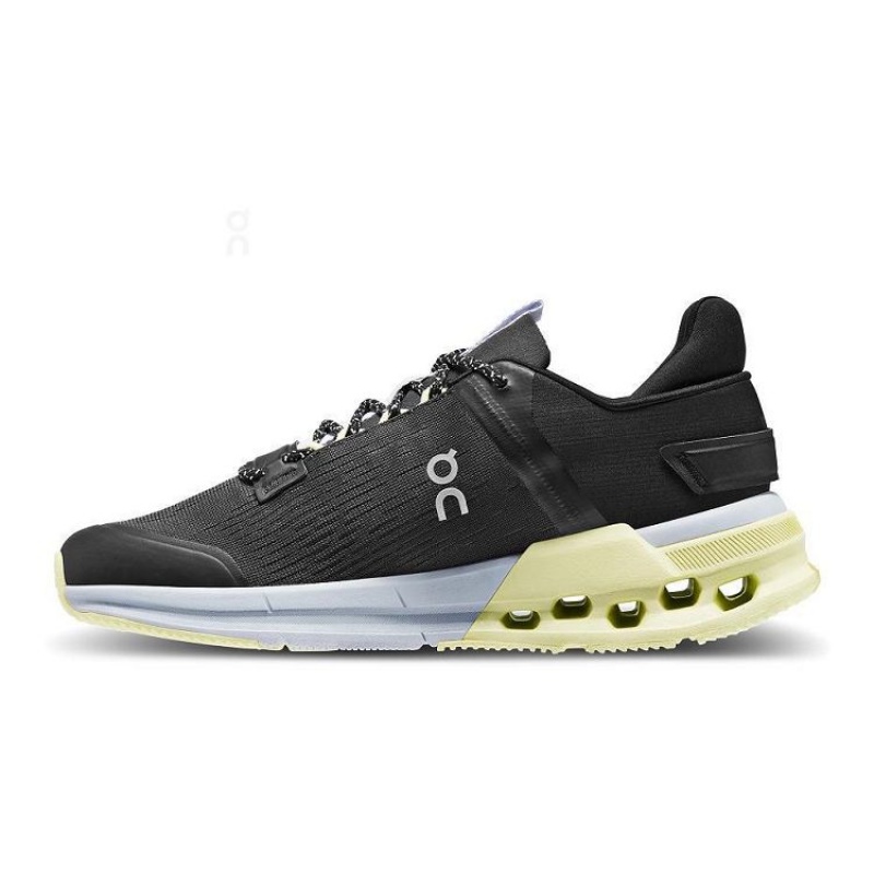 Black On Cloud Cloudnova Flux Women's Sneakers | On_IN8503