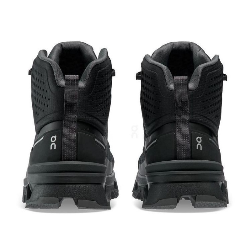 Black On Cloud Cloudrock 2 Waterproof Men's Hiking Boots | On_IN8947
