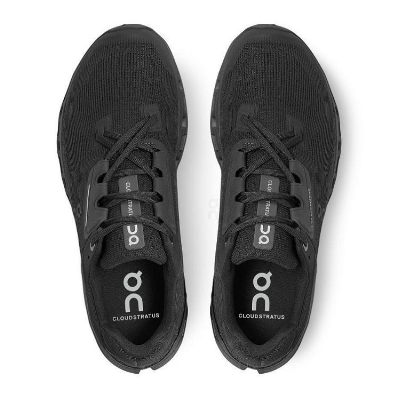 Black On Cloud Cloudstratus Men's Running Shoes | On_IN8019