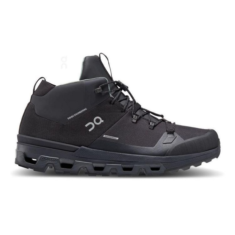 Black On Cloud Cloudtrax Waterproof Men\'s Hiking Boots | On_IN8371