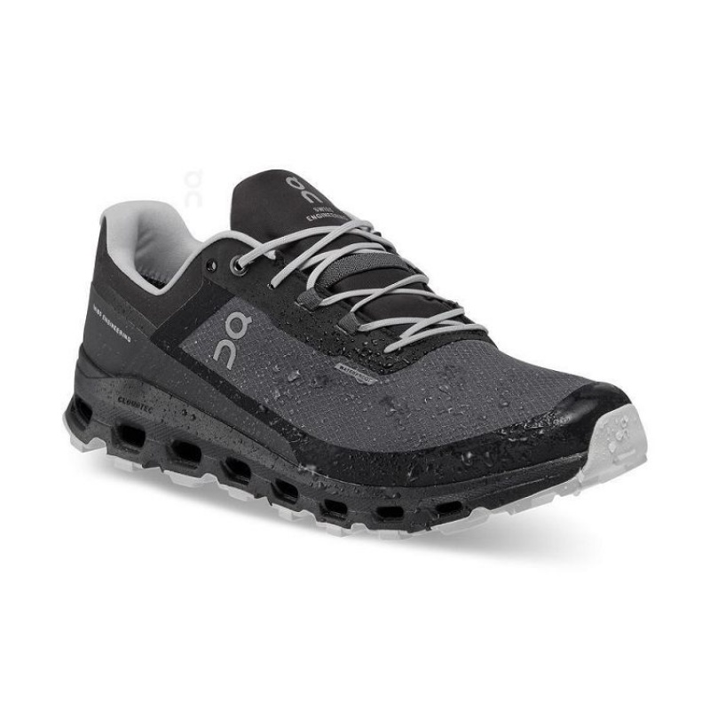 Black On Cloud Cloudvista Waterproof Men's Hiking Shoes | On_IN8679
