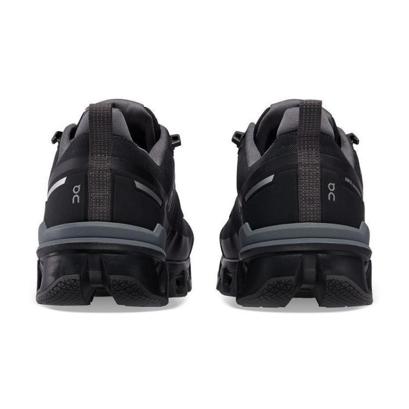 Black On Cloud Cloudwander Waterproof Men's Hiking Shoes | On_IN8554