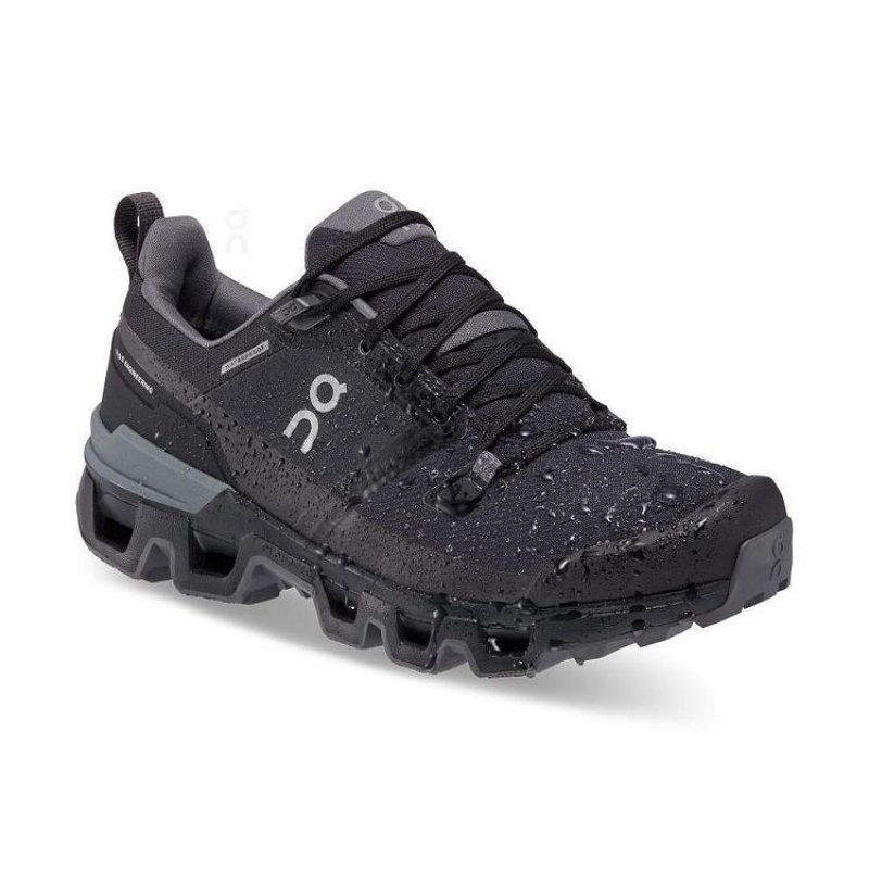 Black On Cloud Cloudwander Waterproof Women's Hiking Shoes | On_IN8887