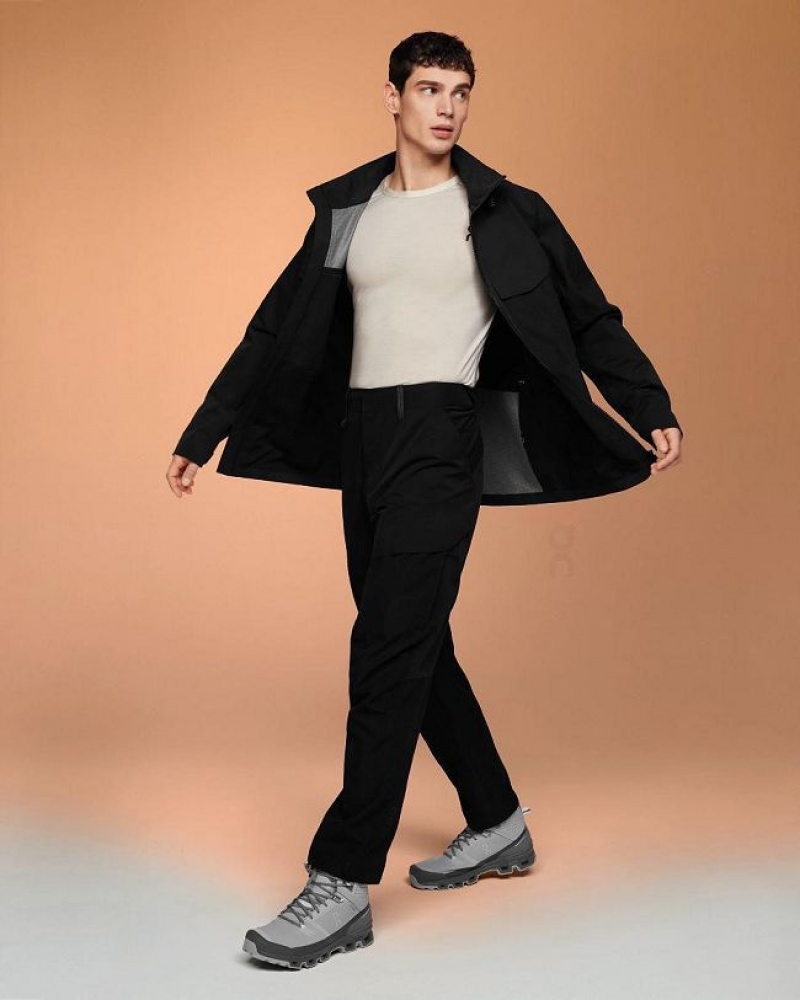 Black On Cloud Explorer Men's Jackets | On_IN8920