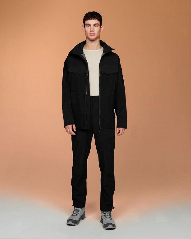 Black On Cloud Explorer Men's Jackets | On_IN8920