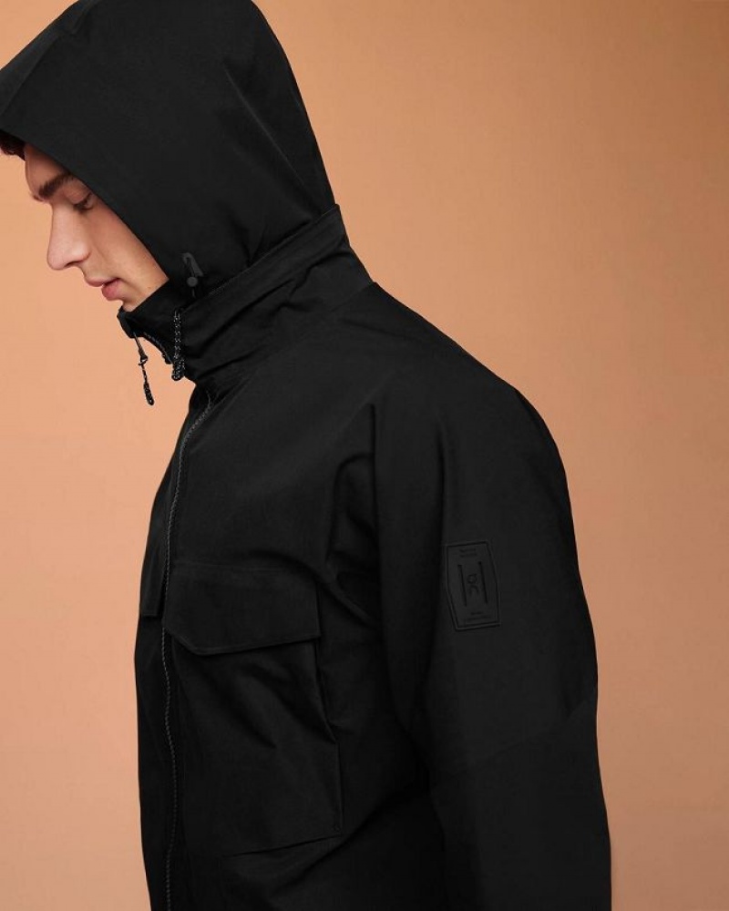 Black On Cloud Explorer Men's Jackets | On_IN8920