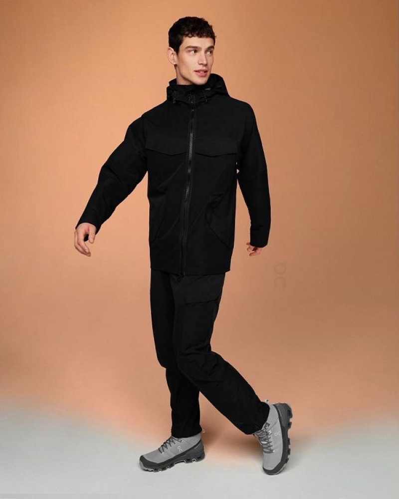 Black On Cloud Explorer Men's Jackets | On_IN8920