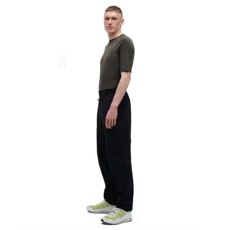 Black On Cloud Explorer Men's Pants | On_IN8486