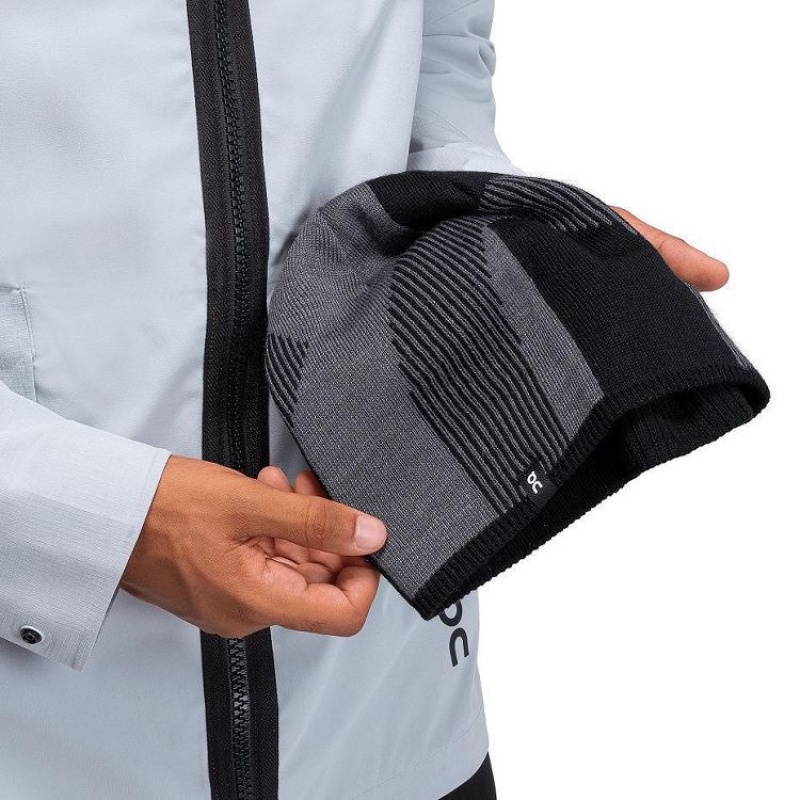 Black On Cloud Explorer Merino Men's Beanie | On_IN8910