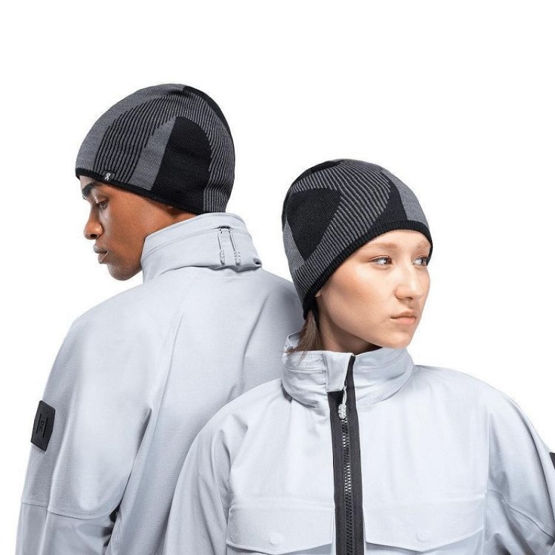 Black On Cloud Explorer Merino Women\'s Beanie | On_IN9132
