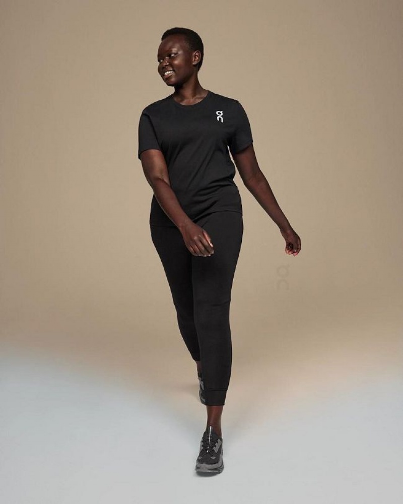 Black On Cloud Graphic-T Women's T Shirts | On_IN8700