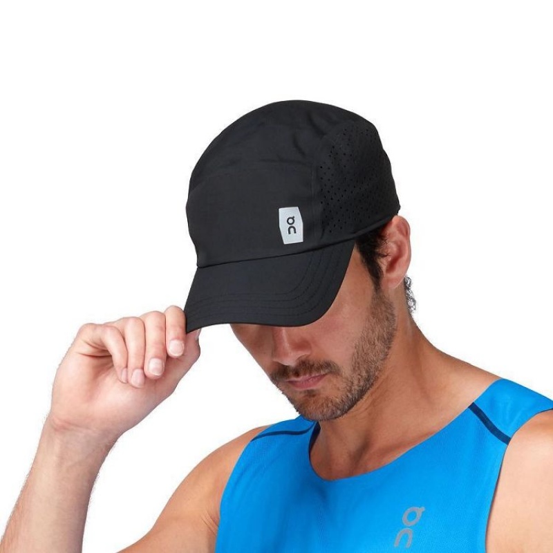 Black On Cloud Lightweight Men\'s Caps | On_IN8752