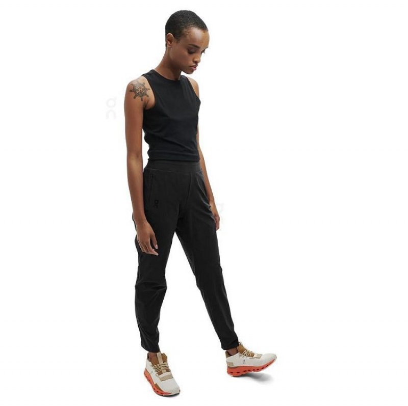 Black On Cloud Lightweight Women's Pants | On_IN8306