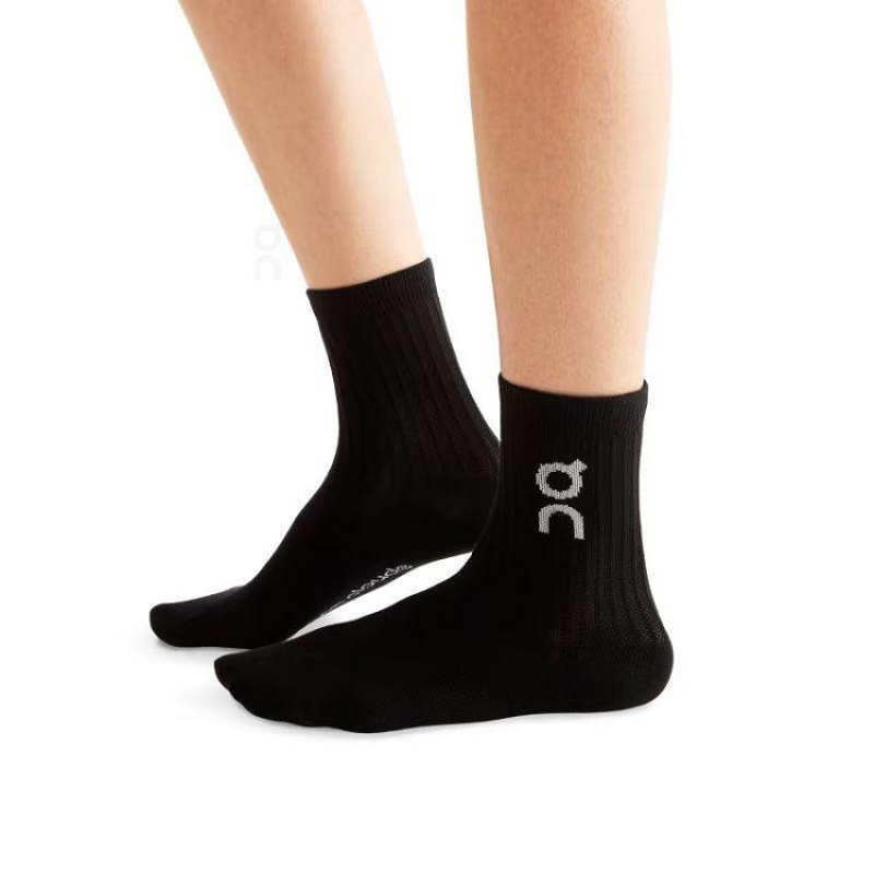 Black On Cloud Logo 3-Pack Women's Socks | On_IN8892