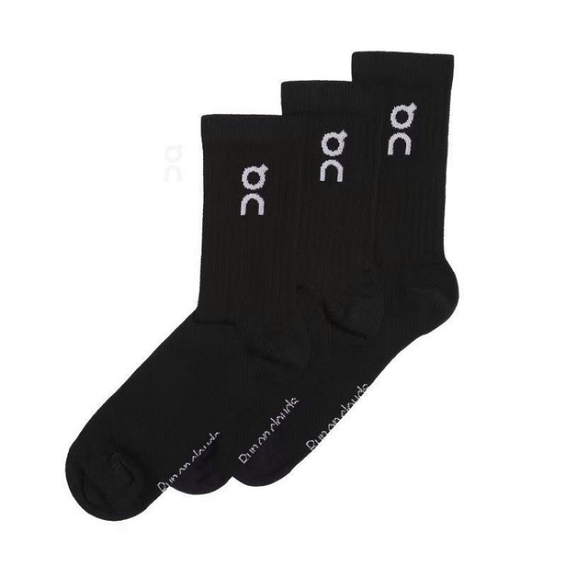 Black On Cloud Logo 3-Pack Women's Socks | On_IN8892