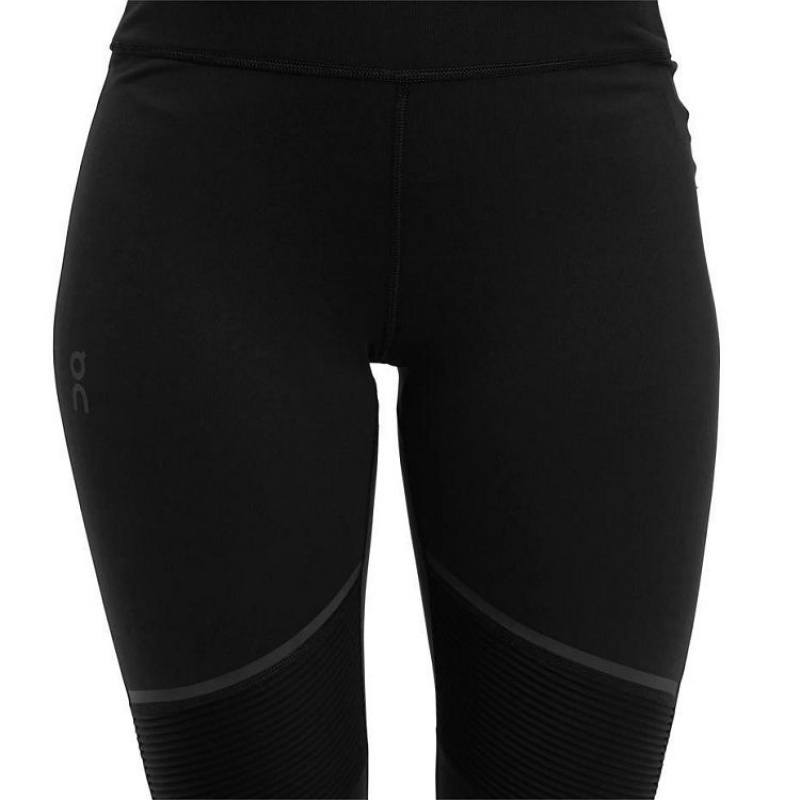 Black On Cloud Long Lumos Women's Leggings | On_IN8485