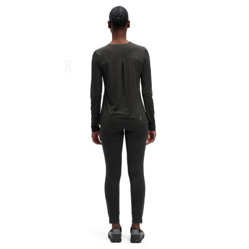 Black On Cloud Long Lumos Women's Leggings | On_IN8485