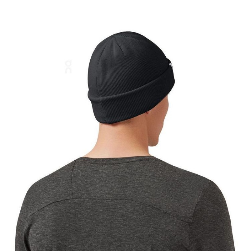 Black On Cloud Merino Women's Beanie | On_IN8810