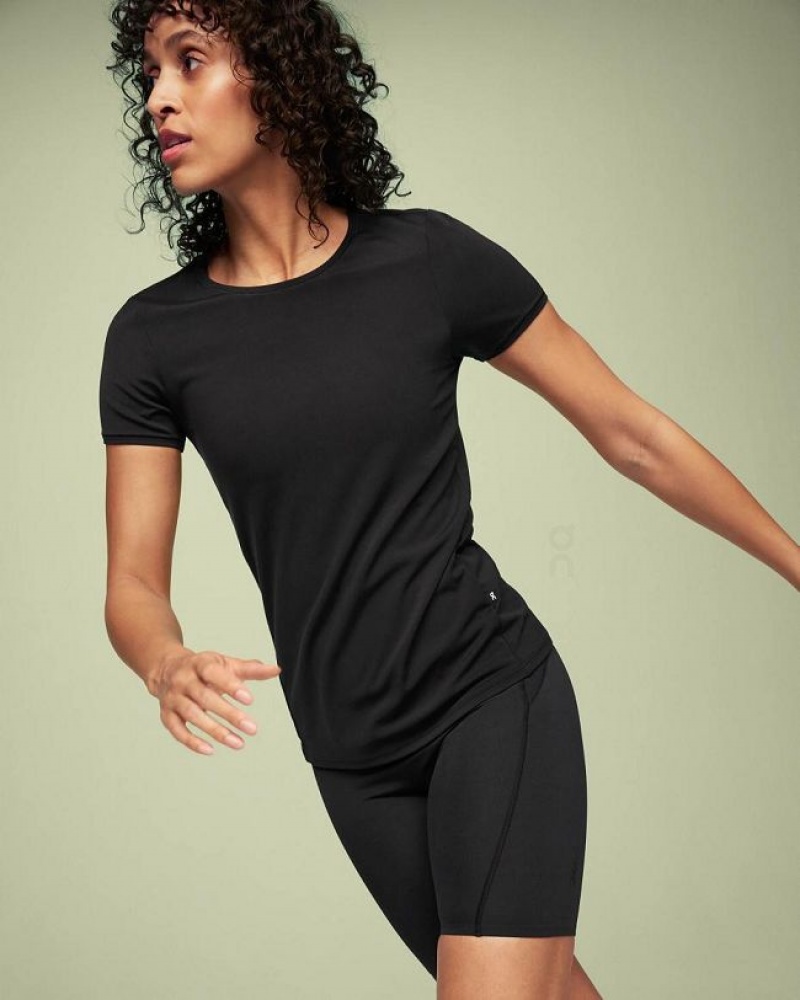 Black On Cloud Movement-T Women's T Shirts | On_IN8381