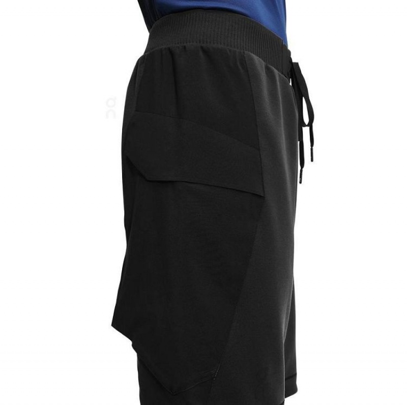 Black On Cloud Movement Men's Shorts | On_IN8682