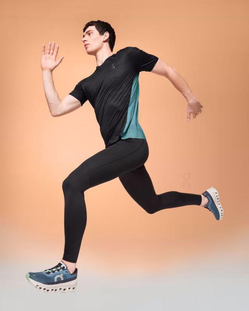 Black On Cloud Performance-T Men's T Shirts | On_IN8294
