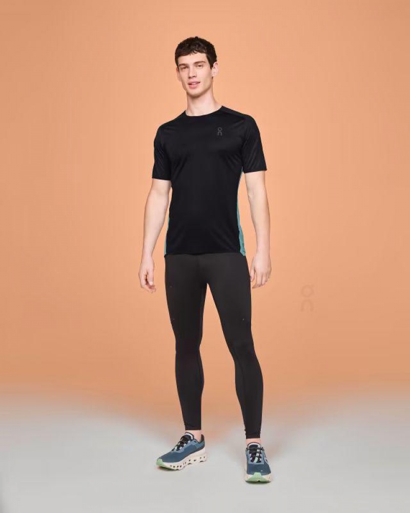 Black On Cloud Performance-T Men\'s T Shirts | On_IN8294