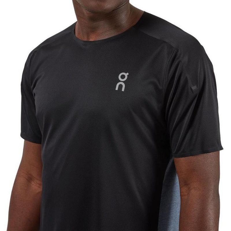 Black On Cloud Performance-T Men's T Shirts | On_IN8705