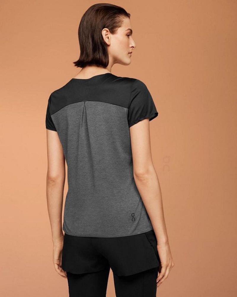 Black On Cloud Performance-T Women's T Shirts | On_IN8977