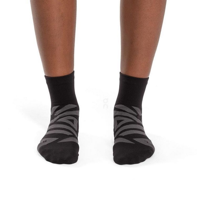 Black On Cloud Performance Mid Men's Socks | On_IN8259